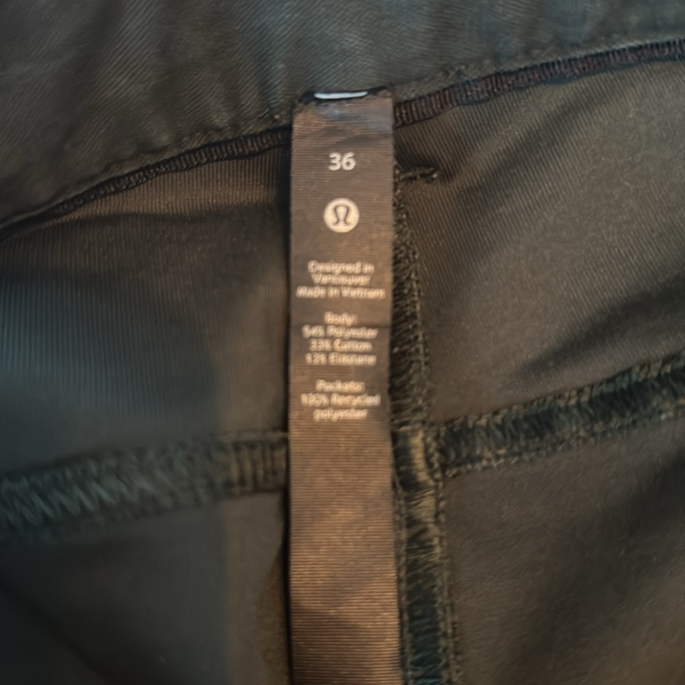 Lululemon Athletica Black and Brown Chinos - Picture 2 of 5